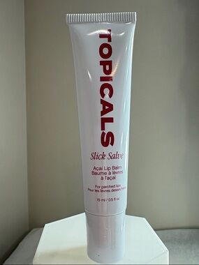 Topicals, Slick Salve Lip Balm Açaí 15 mL Tinted Hydrating Lip Balm BNIB